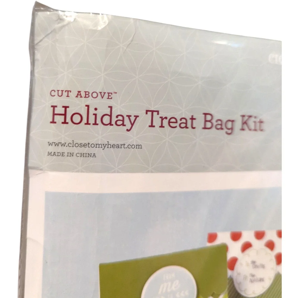 CLOSE TO MY HEART Holiday Treat Bags Cut Above Z2057 NEW DIY Party Favors Set 10